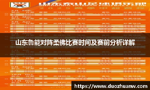 山东鲁能对阵柔佛比赛时间及赛前分析详解